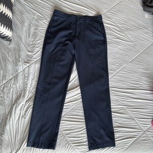 Haggar Men's Dark Blue Dress Pants